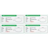 Omni Tricolor LED Surface Type Ceiling Lamp Light (Circle) - KHM Megatools Corp.